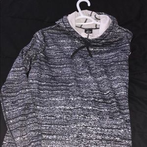 Nike grey and black dri-fit hoodie